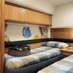 55' Azimut Yacht Guest Room
