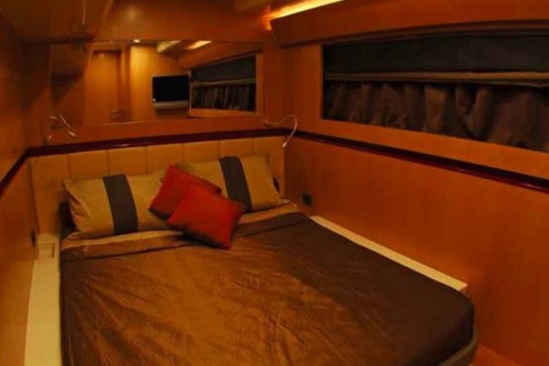 65' Luxury Catamaran Yacht Lounge Area Master Suite
