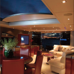 87' Warren Yacht Salon Retractable Roof Open