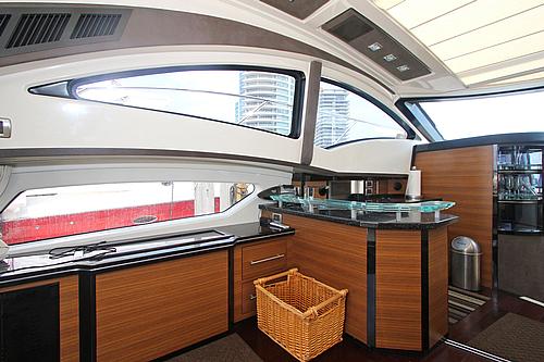 43' Marquis Boat Galley and Bar