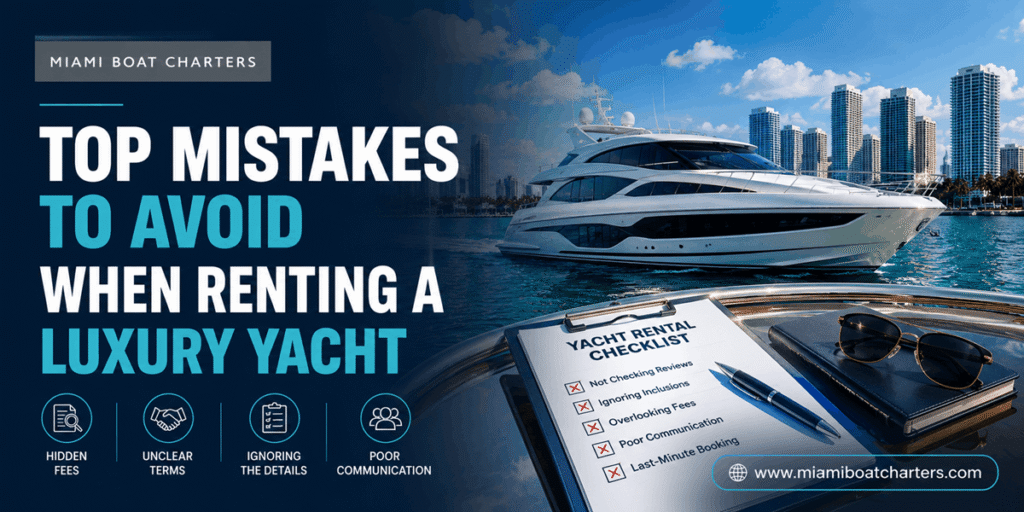 Top Mistakes to Avoid When Renting a Luxury Yacht