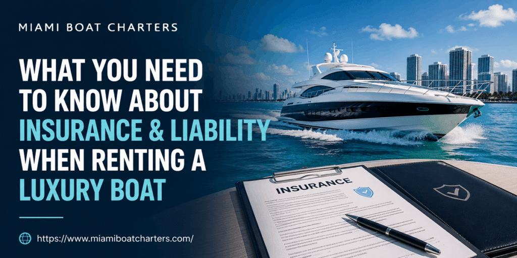What You Need to Know About Insurance & Liability When Renting a Luxury Boat