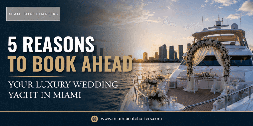 5 Reasons to Book Ahead Your Luxury Wedding Yacht in Miami