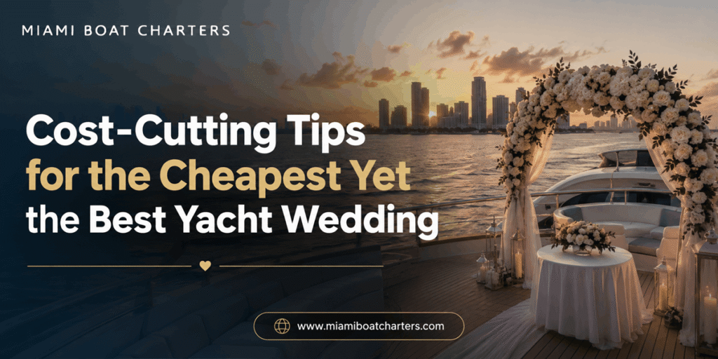 Cost-Cutting Tips for the Cheapest Yet the Best Yacht Wedding