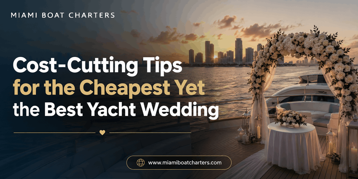 Cost-Cutting Tips for the Cheapest Yet the Best Yacht Wedding