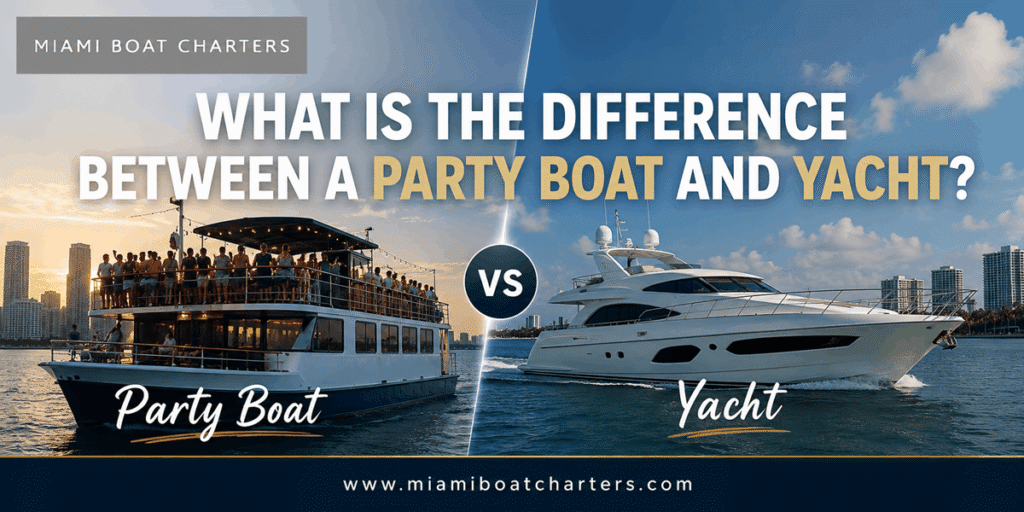What is the Difference Between a Party Boat and Yacht?