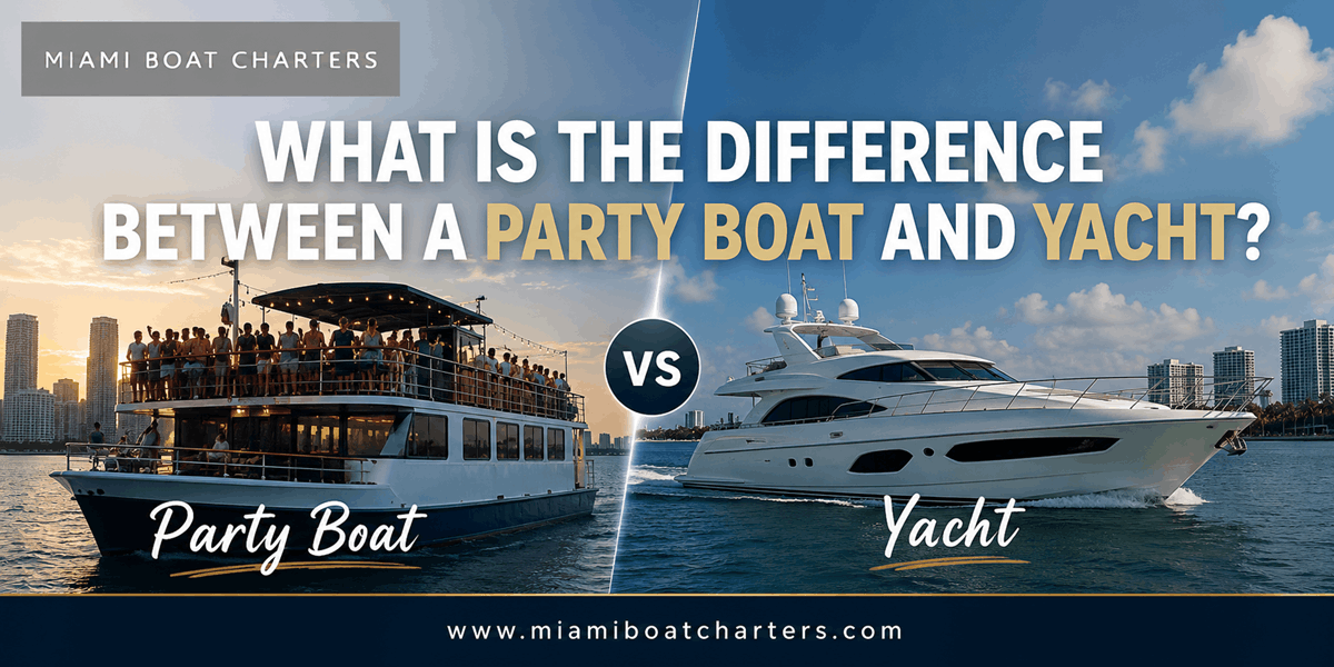 What is the Difference Between a Party Boat and Yacht?