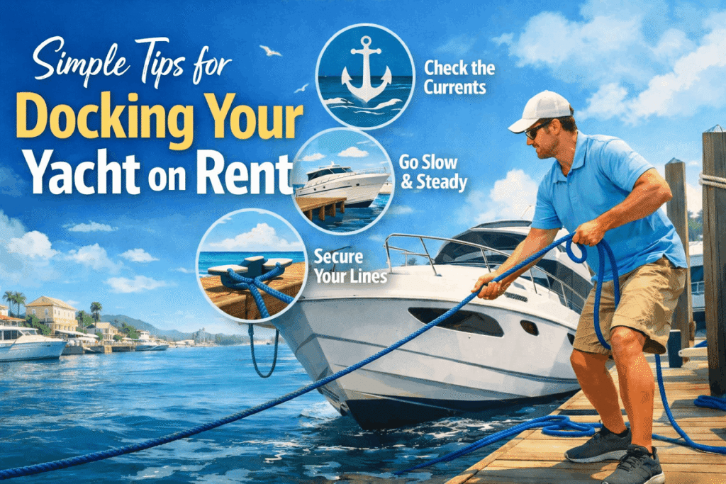 Simple Tips for Docking Your Yacht on Rent Like a Pro