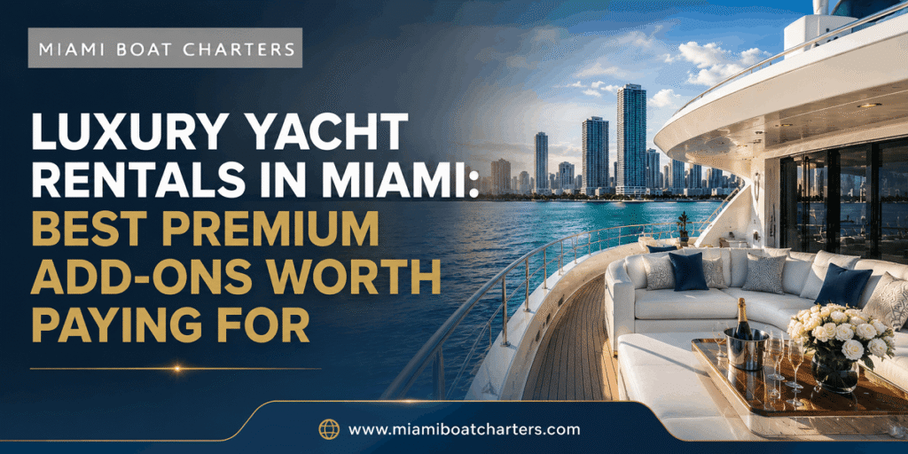 Luxury Yacht Rentals in Miami: Best Premium Add-Ons Worth Paying For