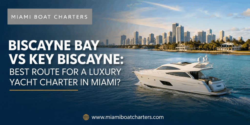 Biscayne Bay vs Key Biscayne Best Route for a Luxury Yacht Charter in Miami